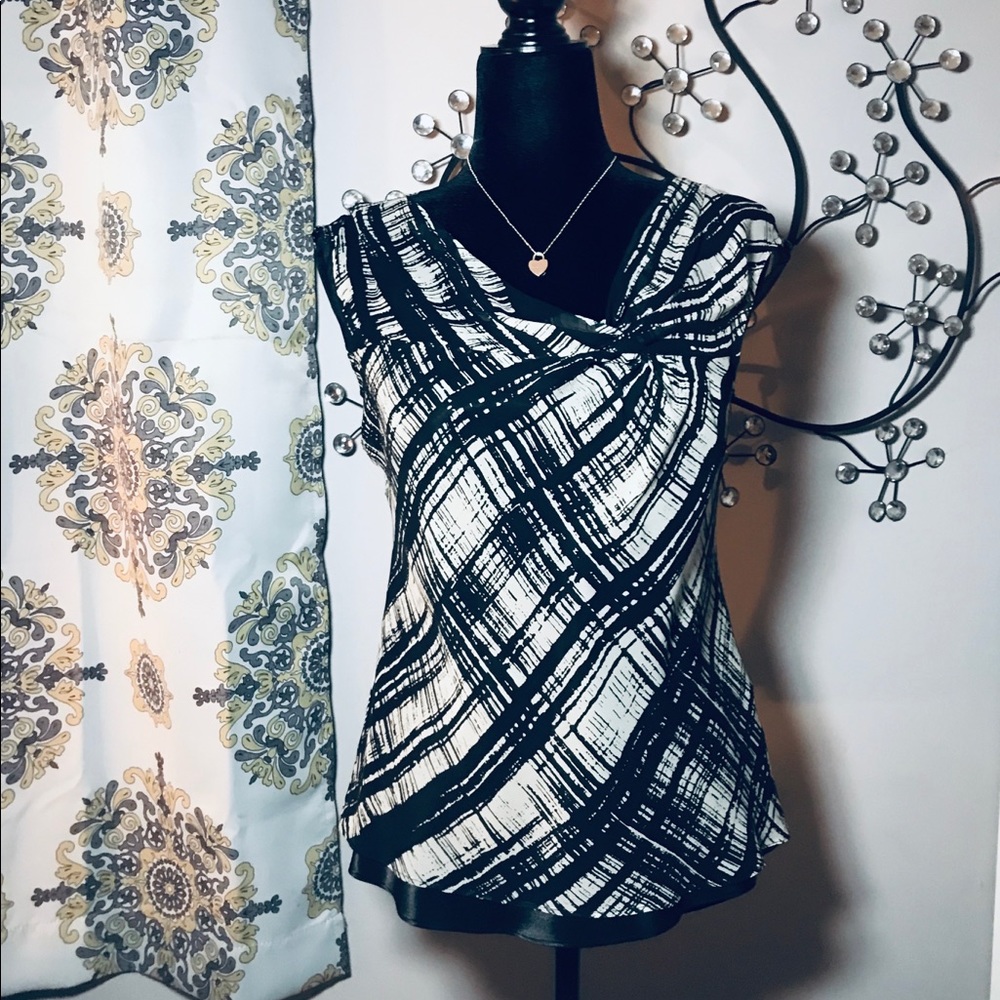 ANN TAYLOR Career Built In Tank Top Blouse